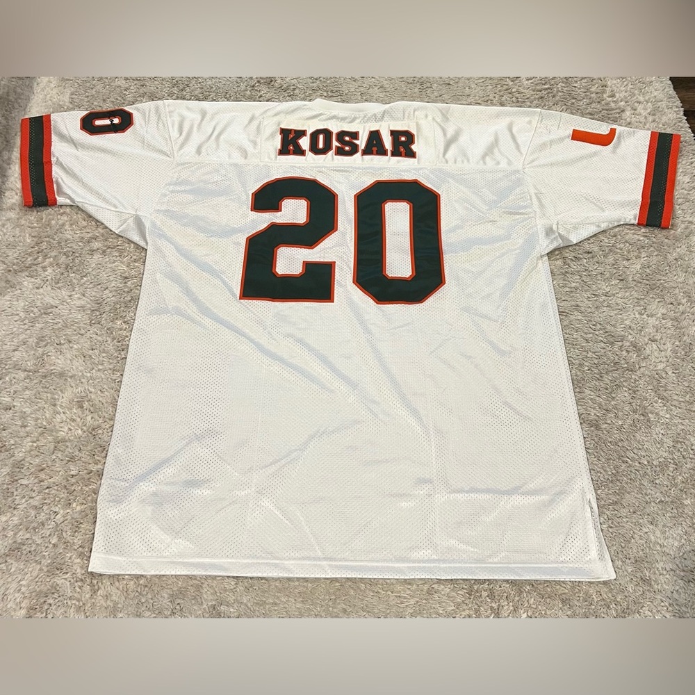Miami Hurricanes Bernie Kosar Stitched Throwback Jersey-NWOT!